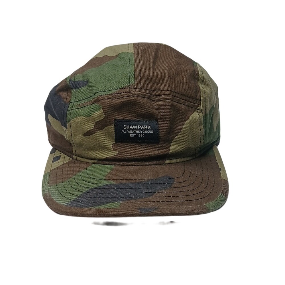 Shaw Park five-panel baseball cap in a camouflage‎ pattern